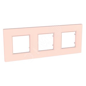Unica-Quadro Рамка 3 поста розовый жемчуг