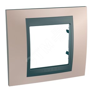 Изображение товара UNICAtop Рамка 1 пост металл оникс/графит (шт)