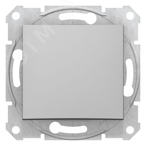 Sedna Переключатель одноклавишный в рамку алюминий схема 6 SDN0400160 Schneider Electric - 4