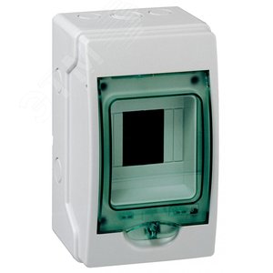 Щит распределительный навесной ЩРн-П-4 IP65 пластиковый прозрачная дверь белый Kaedra 13976 Schneider Electric - 3