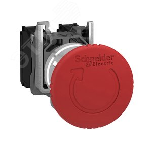 Кнопка красная грибовидная XB4BS8444 Schneider Electric - 3