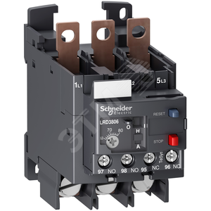 Изображение товара Реле перегрузки тепловое 62-80А класс 10A присоединение под кольцевой наконечник (шт)