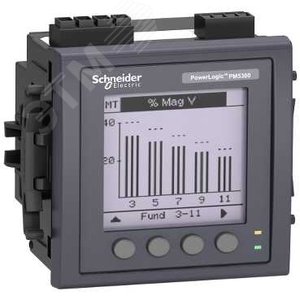 Измеритель мощности PM5330, RS-485, 2DI/2DO, до 31-й гармоники METSEPM5330RU Schneider Electric - 2