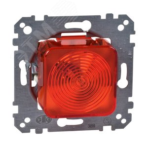 Механизм сигнальной лампы E10 красный колпачок MTN319018 Schneider Electric - 4