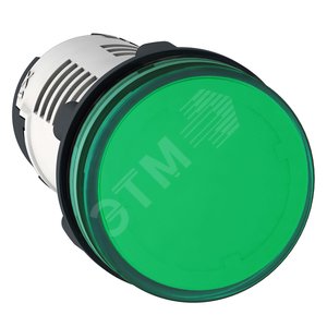 Лампа сигнальная светодиодная зеленая 220V 50Hz