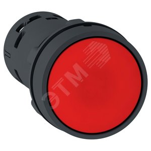 Кнопка красная возвратная 22мм 1нз