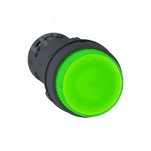 Кнопка 22мм 230В зеленая с подсветкой XB7NW33M1 Schneider Electric - 4