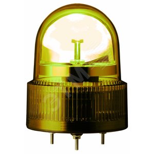 Лампа маячок вращающаяся оранжевый 24В AC/DC 120 мм