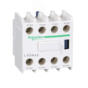Блок контактный дополнительный к LC1-D фронтальный 4но LADN40 Schneider Electric - 4
