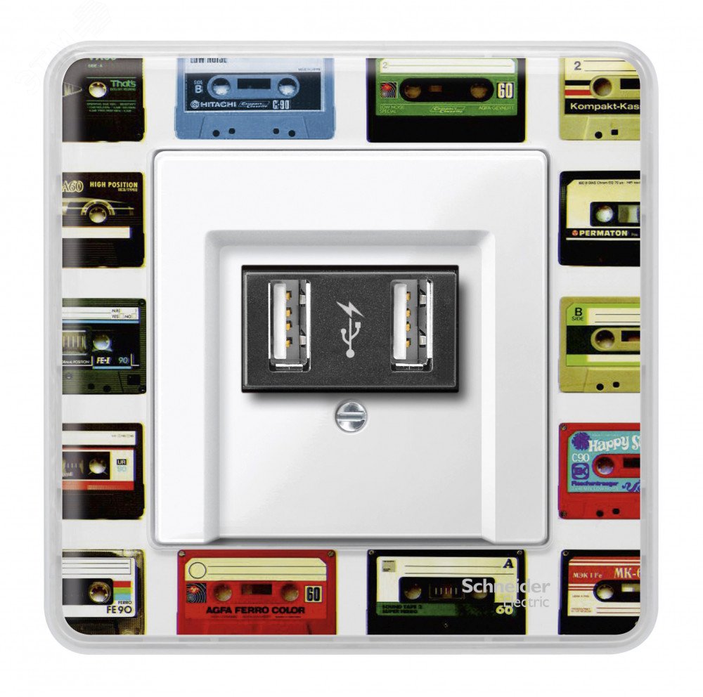 Накладка для аудио розетки белый MTN296019 Schneider Electric - превью 3