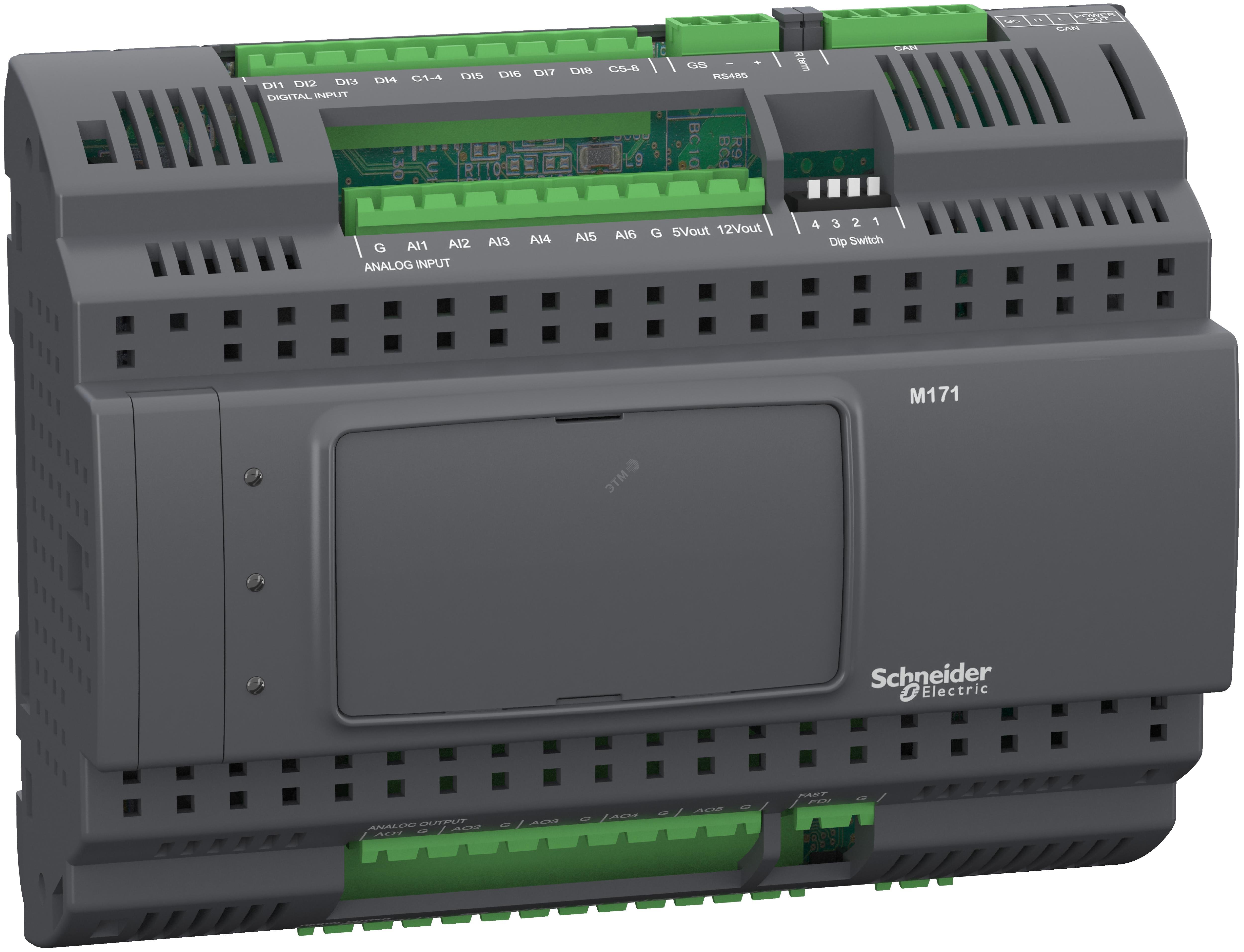 Контроллер программируемый ПЛК Modicon M171 без дисплея 27 I/Os Modbus ...