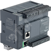 Блок базовый компактный M221-24IO Транзисторный источник Ethernet TM221CE24T Schneider Electric - превью 2