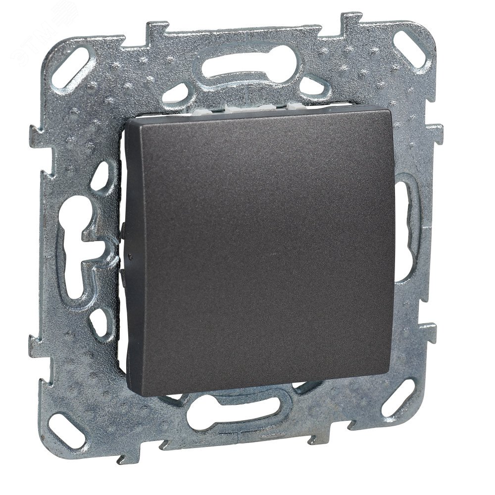 UNICAtop Переключатель одноклавишный коридорный в рамку черный MGU5.205.12ZD Schneider Electric - превью 3