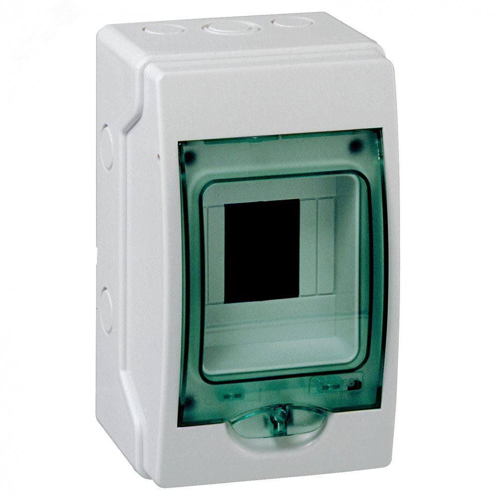 Щит распределительный навесной ЩРн-П-4 IP65 пластиковый прозрачная дверь белый Kaedra 13976 Schneider Electric - превью 2