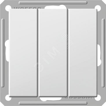 Изображение товара Трехклавишный скрытый выключатель W59 16А бежевый Schneider Electric