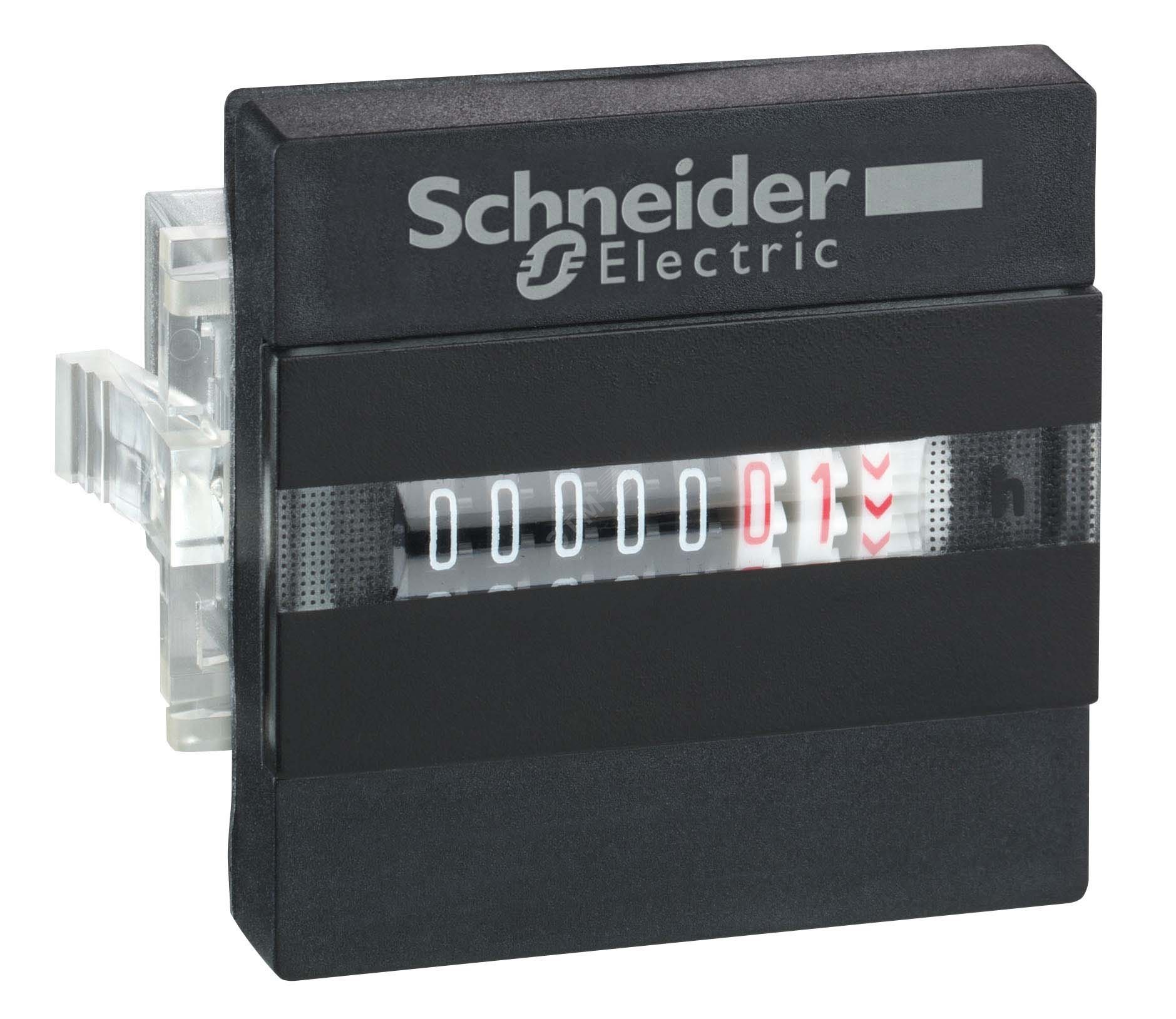 Счетчик моточасов механический 7 цифр 230В (таймер суммирующий) XBKH70000002M Schneider Electric - превью