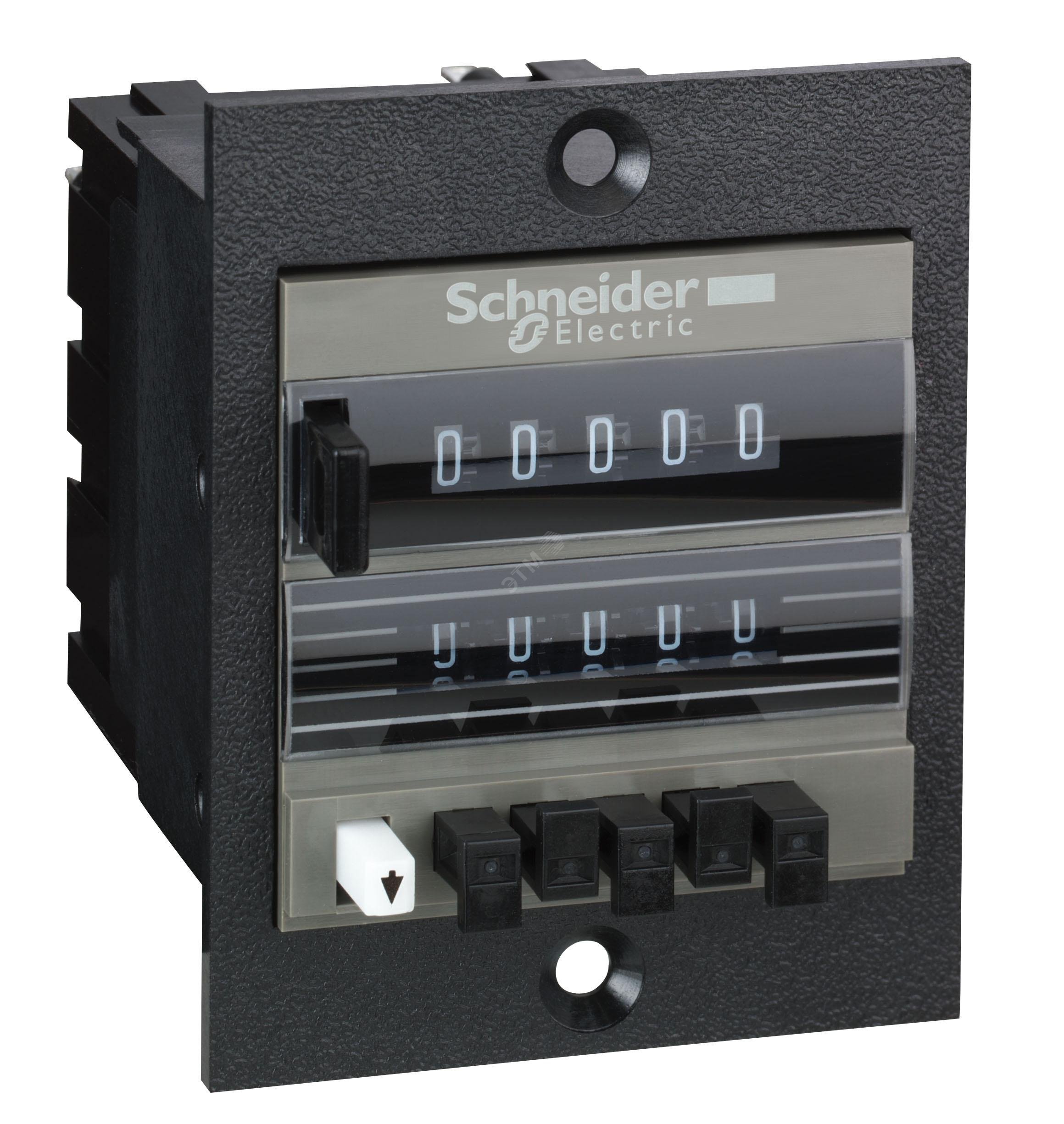 Сумматор механический 5 цифр =24В сброс ручной XBKP50100U20M Schneider Electric - превью
