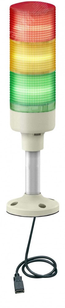Колонна световая с USB подключением в сборе 60мм мультицветная XVGU3SHAV Schneider Electric - превью 3