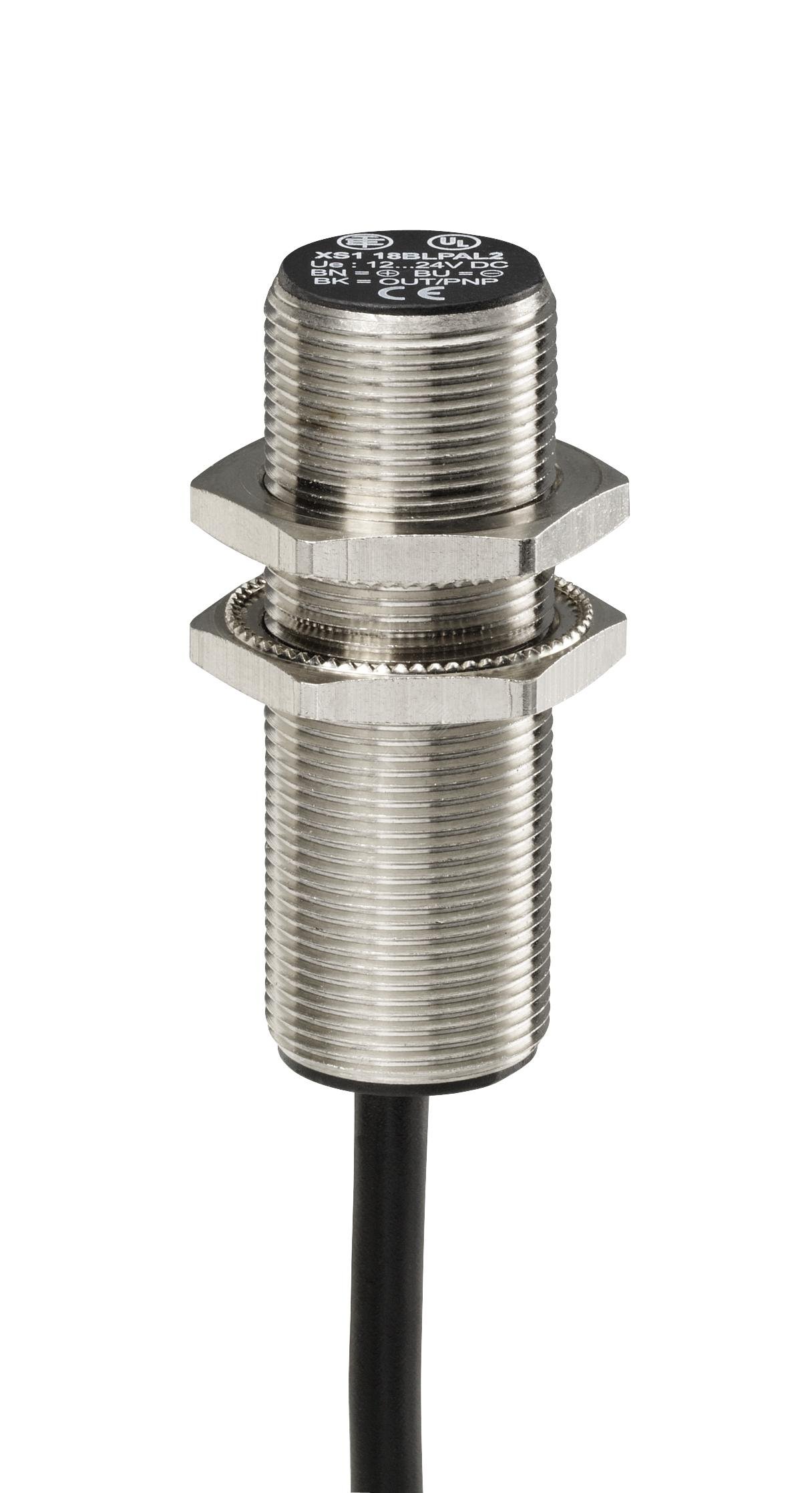 Датчик индуктивный цилиндрический 12-24В DC НО PNP артикул XS518BLPAL2 ...