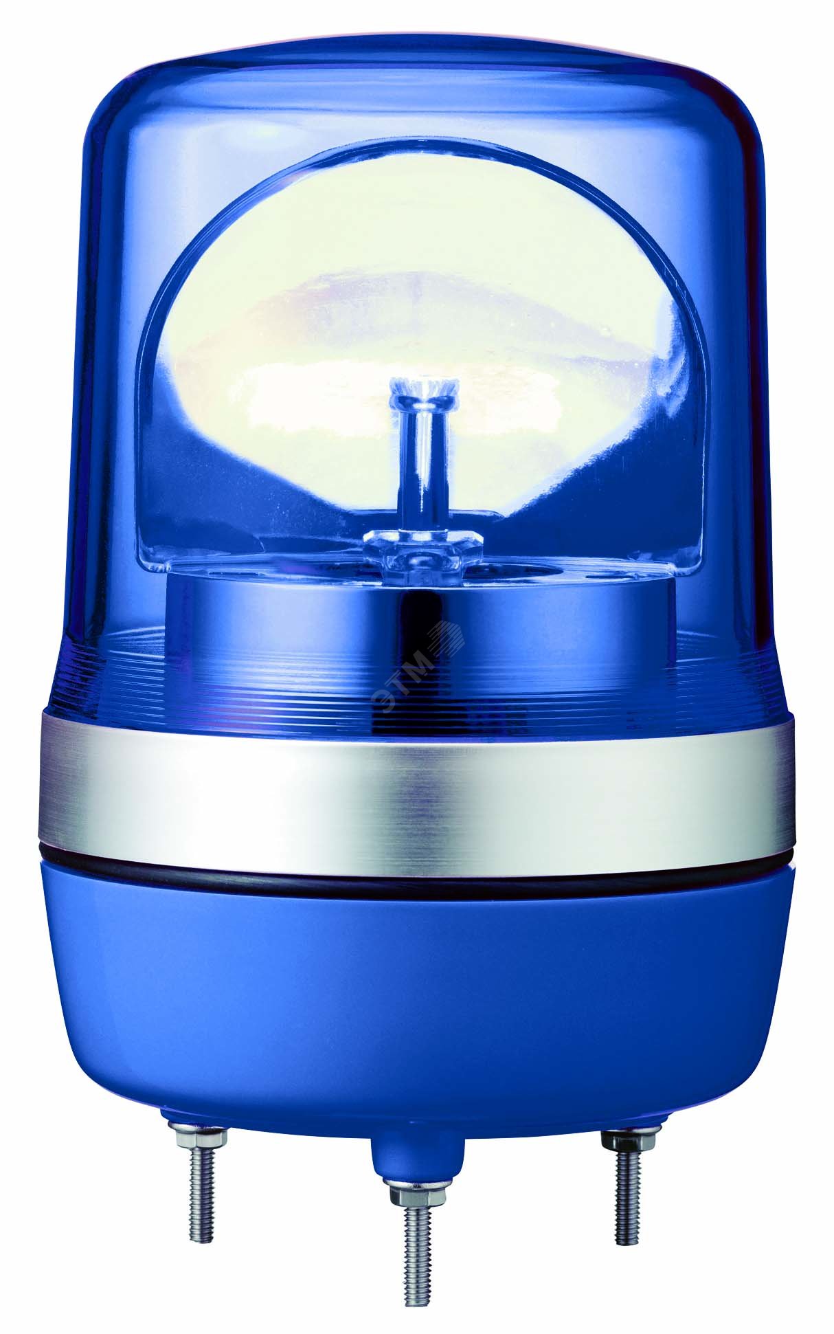 Лампа маячок вращающаяся синяя 24В AC/DC 106 мм XVR10B06 Schneider Electric - превью