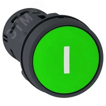 Кнопка 22мм зеленая с возвратом 1НО I XB7NA3131 Schneider Electric - превью 6
