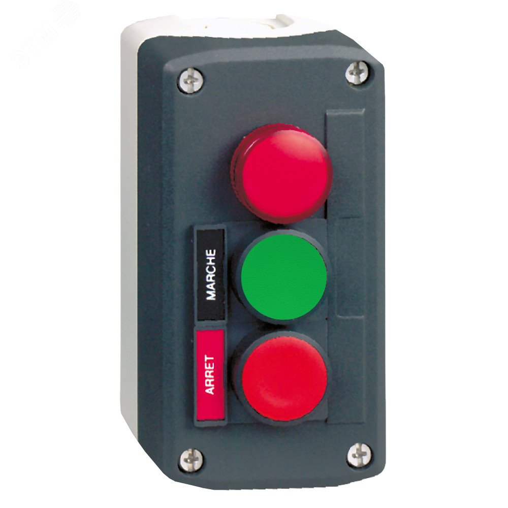 Пост кнопочный 2 кнопки с возвратом XALD361M Schneider Electric - превью 2