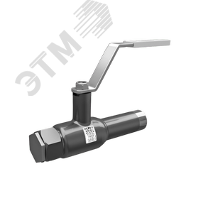 Изображение товара Кран шаровой стальной цельносварной спускной полнопроходной DN15 PN40 муфта/приварка (шт)