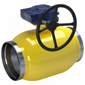 Кран шаровой стальной цельносварной приварной стандартнопроходной DN200/150 PN25 для  газообразных сред КШ.Ц.П.GAS.200.025.Н/П.02 LD