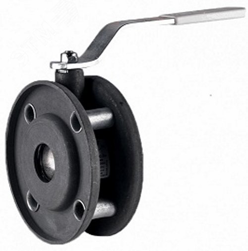 Изображение товара Кран шаровой межфланцевый неполнопроходной DN100 PN16 для горячей воды и пар