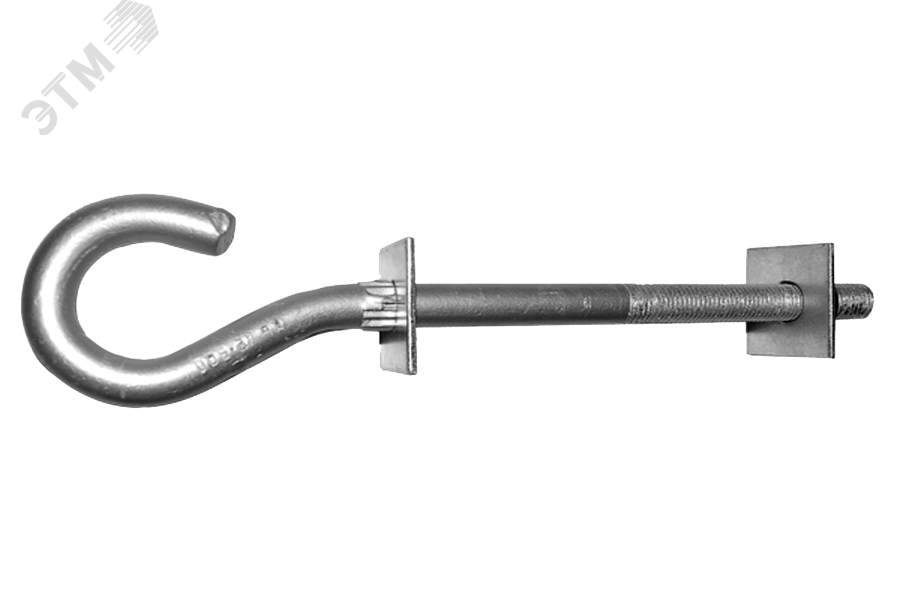 Изображение товара Крюк сквозной KP 20/200 МЗВА для анкерных зажимов