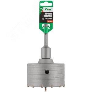 Коронка по бетону , SDS Plus, хвостовик 100 мм, 100 мм - фото 3