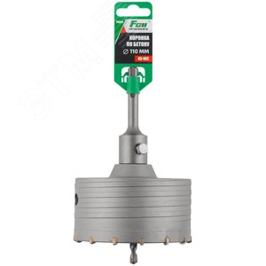 Коронка по бетону , SDS Plus, хвостовик 100 мм, 110 мм - фото 3