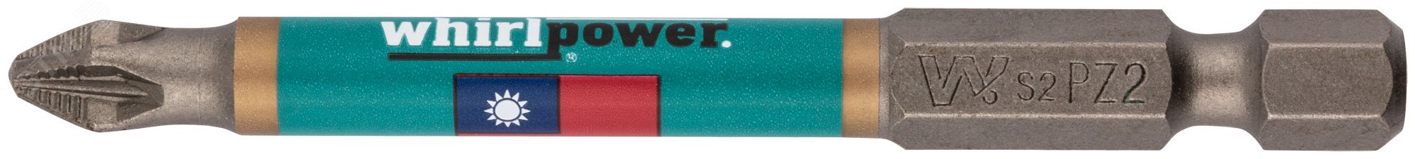 Изображение товара Биты 10 шт WP сталь S2 с насечкой PZ2, профессиональные, упаковка блистер