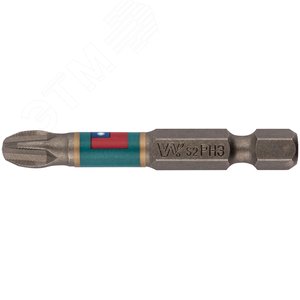 Биты 10 шт, сталь S2, с насечкой,''Профи'' PН 3x50 мм - фото 1