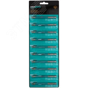 Биты 10 шт WP, сталь S2, с насечкой, Профи РН 2x90 мм - фото 3