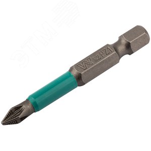 Биты 10 шт, сталь S2, с насечкой, Профи PZ 1 - фото 2