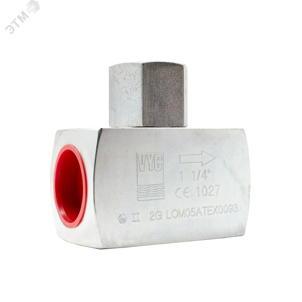 Изображение товара Обратный клапан V YC 179-03-15 DN 15 PN 250 Тмакс.град 200 резьба нерж.сталь (шт)