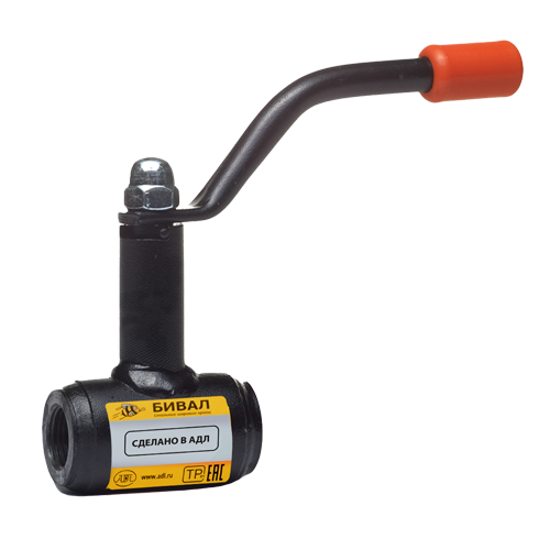 Кран шаровой стальной БИВАЛ КШГ.12.020.40 Р/Р Ду 020 Ру 40 (Рраб не более 12бар)