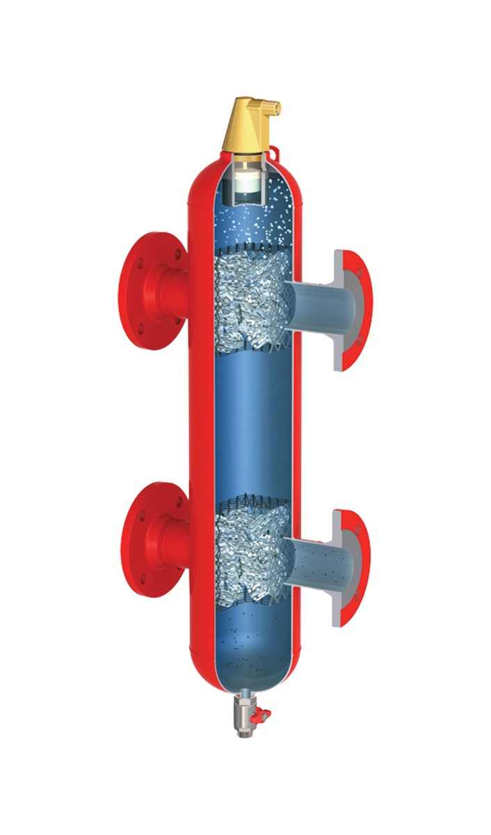 Стрелка гидравлическая DN200 PN10 фланцевая из углеродистой стали