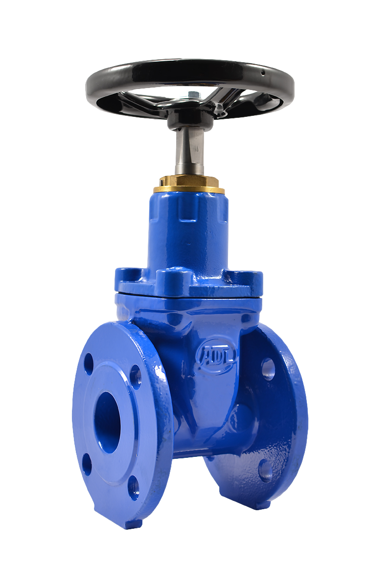 Задвижка с обрезиненным клином KR11.02.050.16.Ф/Ф DN050 РN16