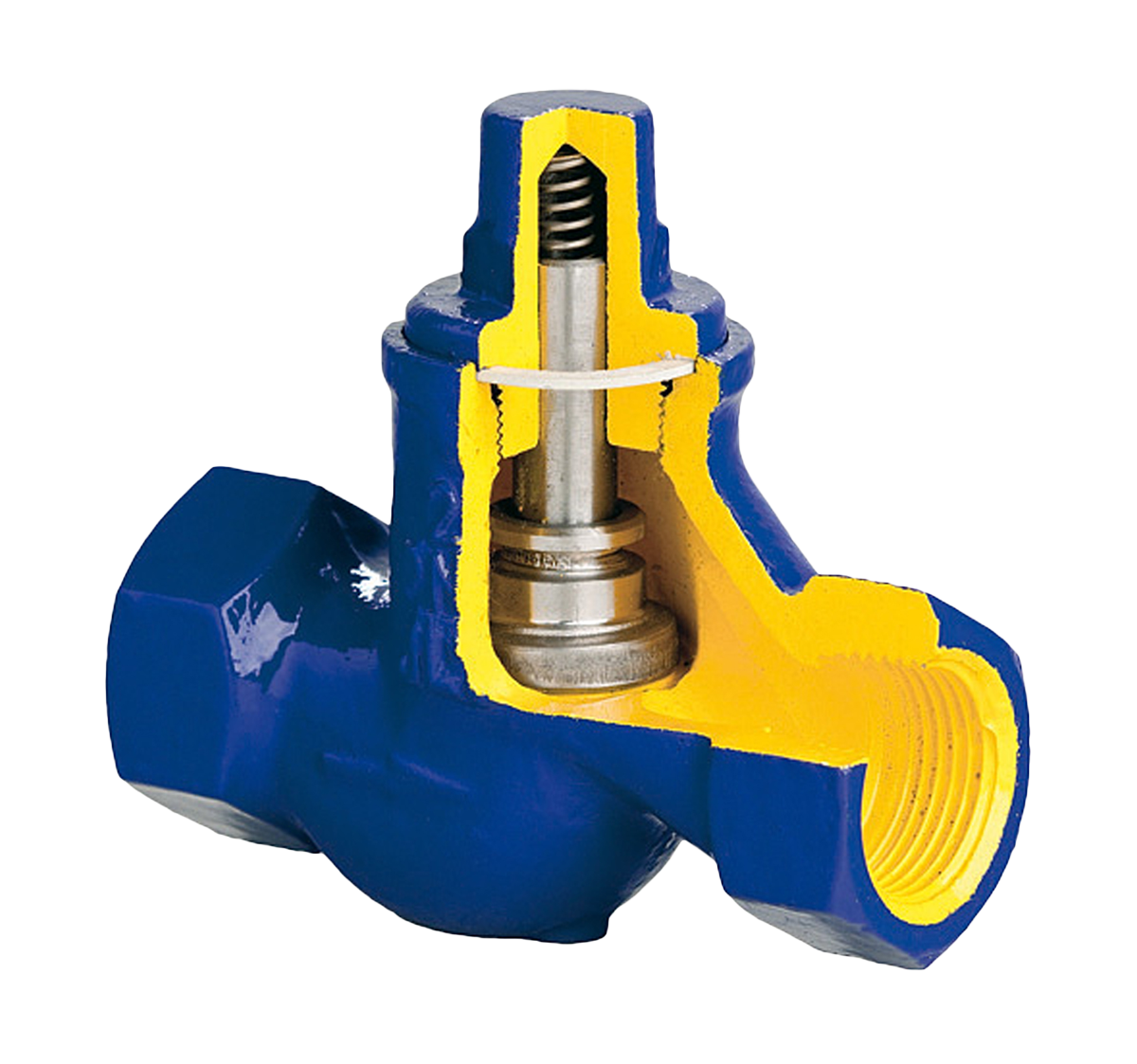 Обратный клапан V277-025 DN 25 PN 16 Тмакс.град 200 резьба чугун/нерж (Zetkama)