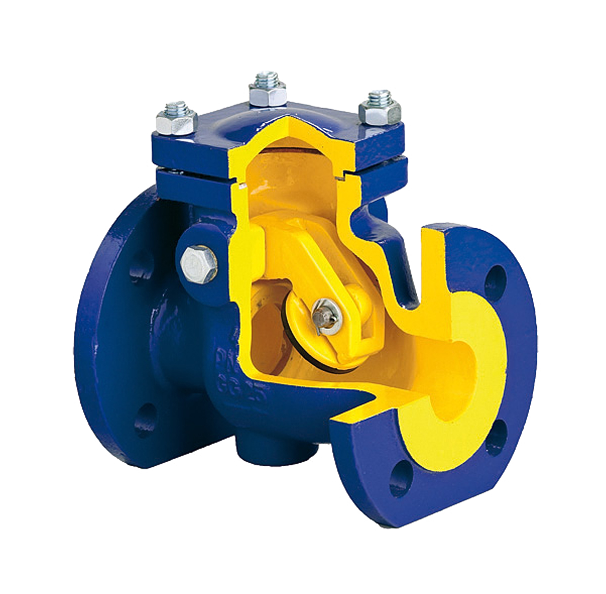 Обратный клапан V302-80 DN 80 PN 16 Тмакс.град 300 ф/ф чугун/нерж (Zetkama)