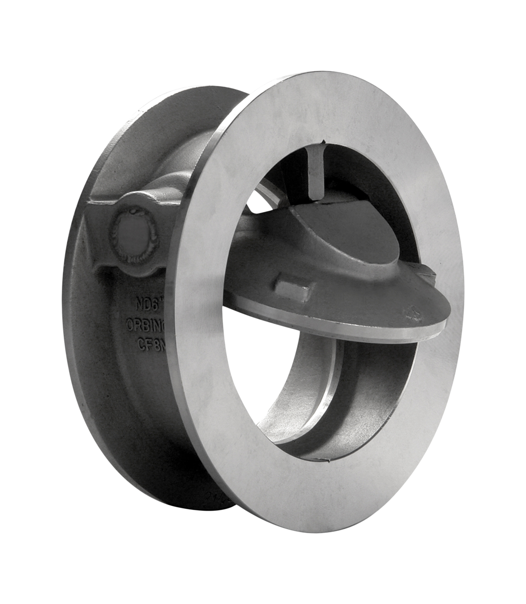 Обратный клапан RM-65 DN 65 PN 40 Tемп. раб. град 250 м/ф нерж.сталь