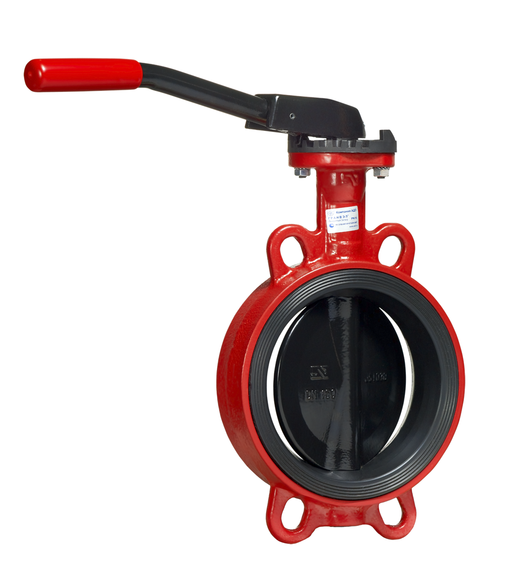 Затвор дисковый поворотный ЗПCC-FLN (W)-5-150-MN-V DN 150 PN 16 м/ф