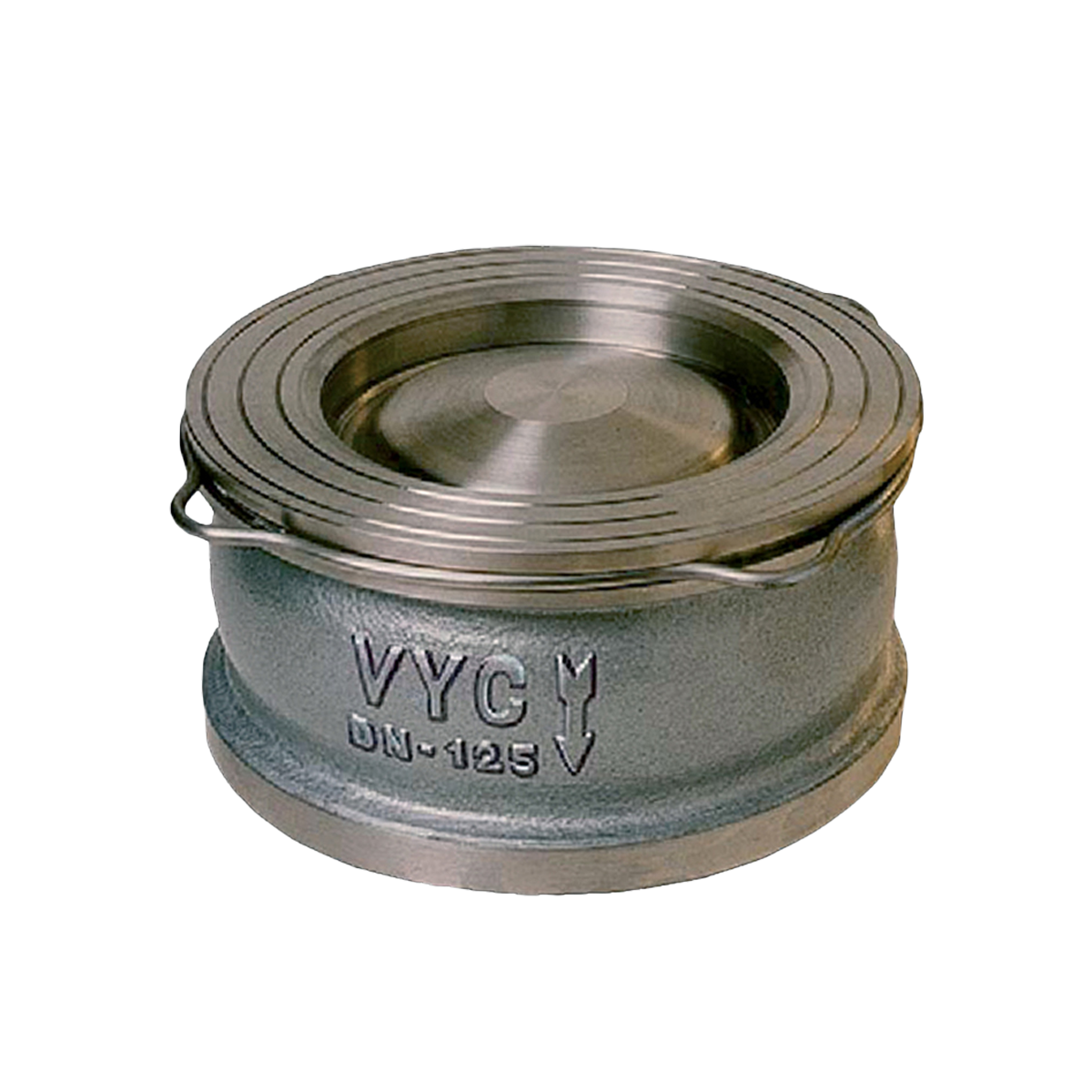 Обратный клапан V YC 172-04 DN 125 PN 16 Tмакс. град 300 м/ф чугун/нерж