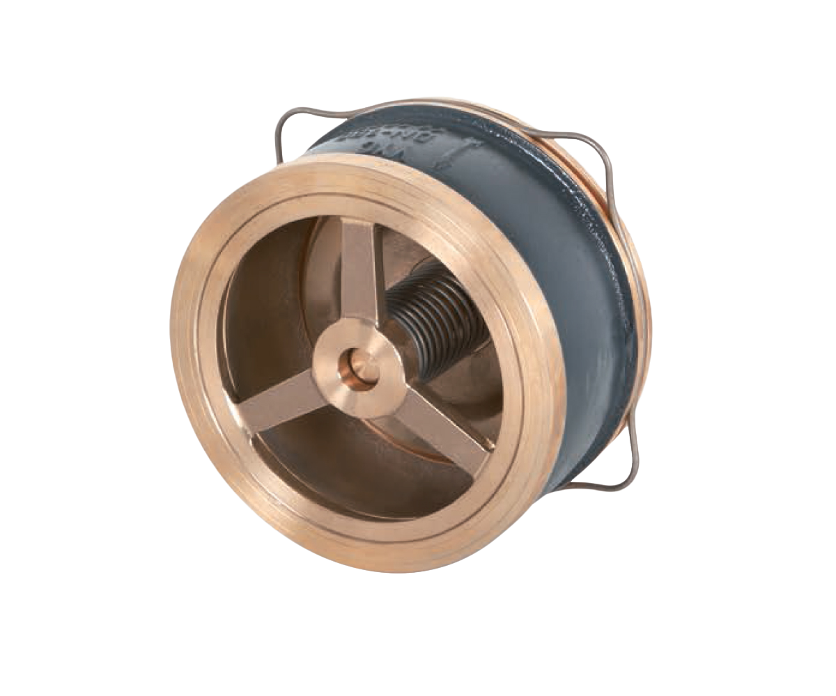 Обратный клапан V YC 170-01-65 DN 65 PN 16 Tмакс. град 250 м/ф бронза/нерж