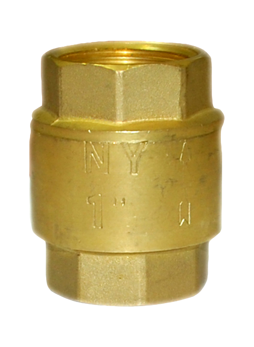 Обратный клапан Тип 10.308 DN 50 PN 16 Тмакс.град 90 резьба латунь/латунь