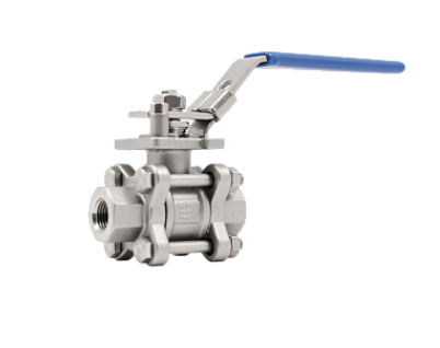 Кран шаровой нержавеющая сталь ISO-фланец сварной трехсоставной полнопроходной BV17.04.050.63.С/С DN 50 PN 63