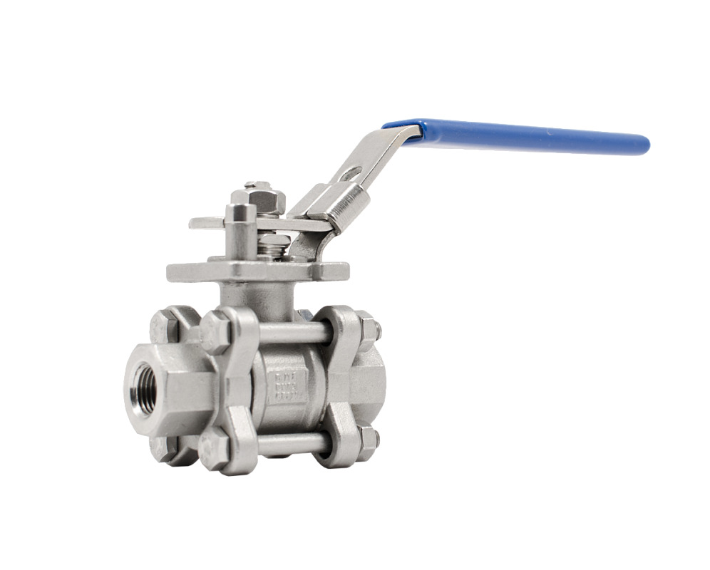 Кран шаровой нержавеющая сталь DN08 PN63 c ISO-фланцем полнопроходной BV17.04.008.63.Р/Р