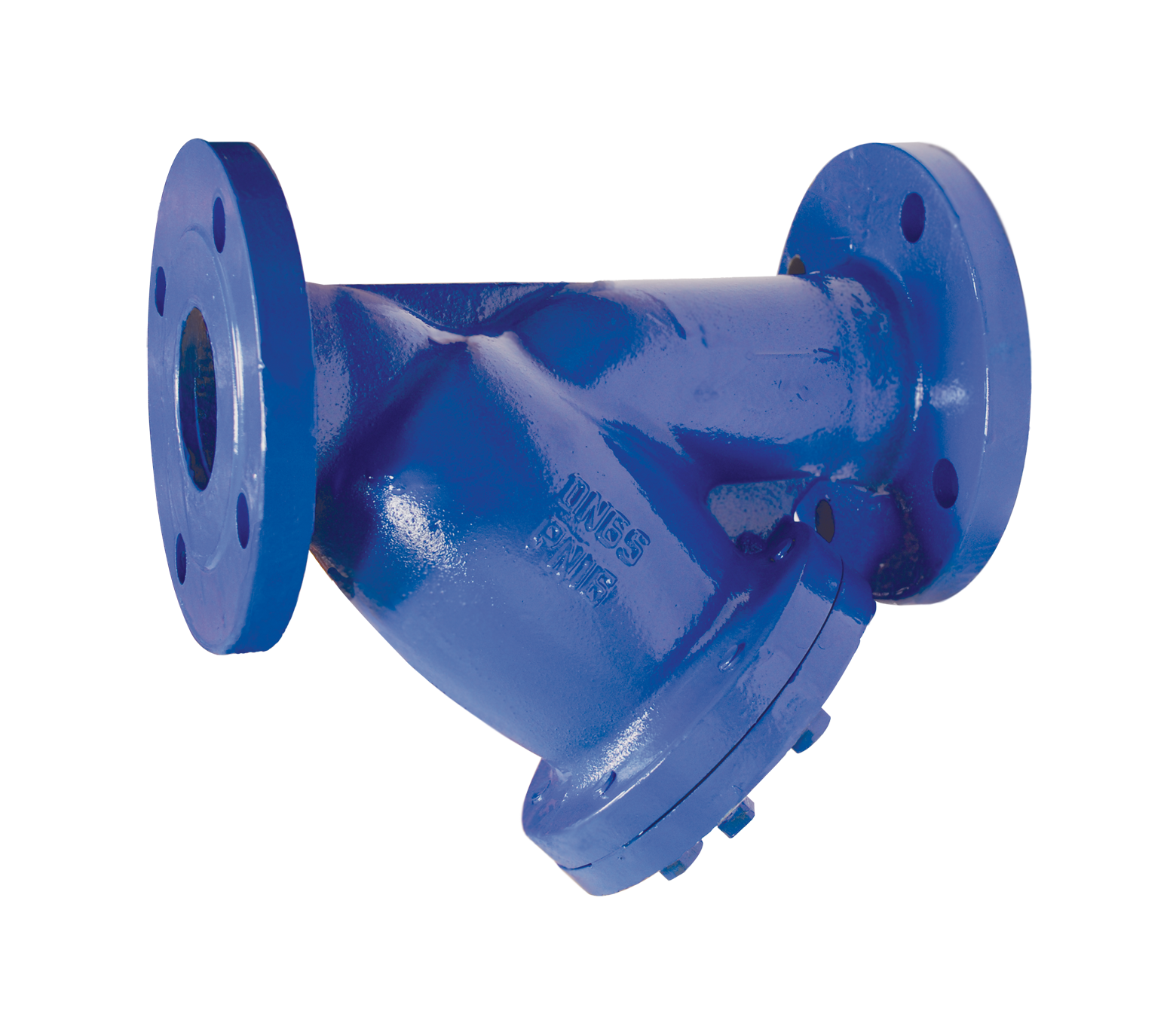 Фильтр сетчатый IS16 чугунный DN100 PN16 со сливной пробкой, фланцевый